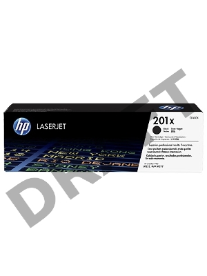Тонер Картридж HP 201X CF400X черный для HP CLJ Pro M252/M277 (2800стр.)