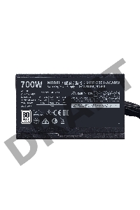 Блок питания Cooler Master MWE White, 700W, ATX, 120mm, 6xSATA, 4xPCI-E(6+2), APFC, 80+ White MPE-7001-ACABW-EU