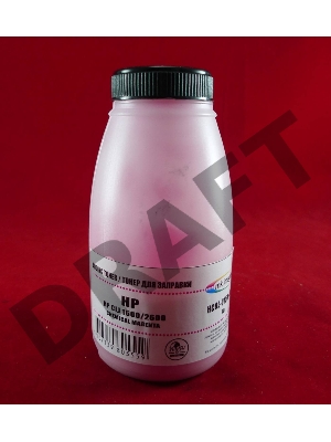 Тонер HP CLJ 1600/2600 Magenta, химический (фл. 80г) B&W Premium (Mitsubishi) фас. России