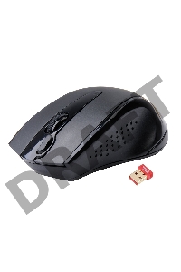Мышь Беспроводная A4TECH G9-500F-1, USB (черный) Nano 2.4 ГГц, 4кн, V-Track