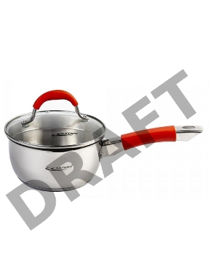 Ковш Катунь Аврора КТ07-K, 1,6л с крышкой, d-16 клёп.ручк