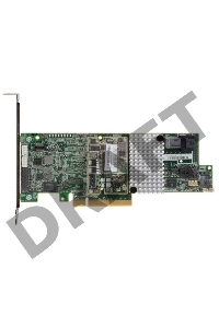 Контроллер LSI MegaRAID SAS9361-4I SGL  (LSI00415) SAS 12G, (PCI-E 3.0 x8, LP) , RAID 0,1,10,5, 4port (1*intSFF8643), Каб.отдельно