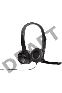Гарнитура Logitech Headset Logitech H390 USB black (981-000803)
