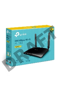 Маршрутизатор беспроводной TP-Link TL-MR6400 10/100BASE-TX/4G черный