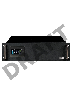 Источник бесперебойного питания Powercom King Pro RM KIN-3000AP LCD 1800Вт 3000ВА черный