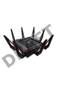 Маршрутизатор ASUS GT-AX11000 Tri-band WiFi 6(802.11ax) Gaming Router –World's first 10 Gigabit Wi-Fi router with a quad-core processor, 2.5G gaming port, DFS band, wtfast, Adaptive QoS, AiMesh for mesh wifi system