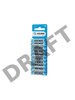 Элемент питания алкалиновый LR03 10хBL КОСМОС KOCLR0310BL