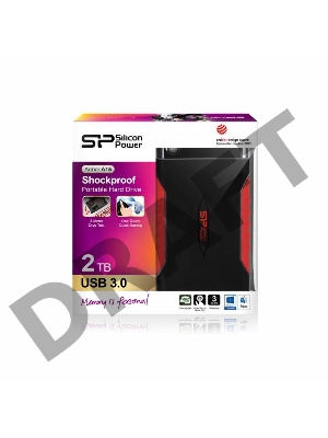 Внешний жесткий диск Silicon Power USB 3.0 1Tb SP010TBPHDA15S3L Armor 2.5