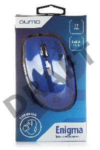 Мышь Qumo Office Enigma M59 [24278] {7 кнопок, проводная,подсветка 7 цв-в, 800/1200/1600/2400 dpi}