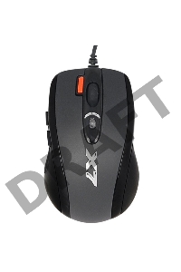 Мышь A4Tech X(7)-710BK (черный) USB, 2000dpi, встр. память 16Кб, 1000ГЦ, 7 кнопок.