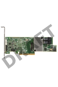 Контроллер LSI MegaRAID SAS 9361-8i SGL (8-Port Int, 12Gb/s SATA+SAS, PCIe 3.0, 1GB DDRIII, MegaRAID SAS 9361-8i, RAID levels 0, 1, 5, 6, 10, 50, and 60, Quick Installation Guide, LP Bracket)(LSI00417)