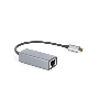 Кабель-переходник USB 3.1 Type-C -->RJ-45 1000Mbps Ethernet, Aluminum Shell, 0.15м VCOM <DU320M>