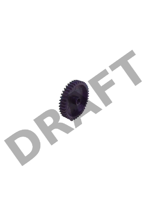 Шестерня 31T привода печки HP LJ 5200 (RU5-0577)