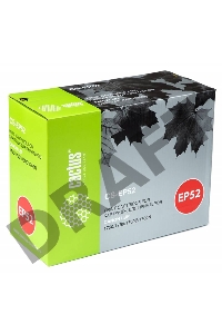 Тонер Картридж Cactus CS-EP52 черный для Canon LBP 1750/1760/1760E/1760N (10000стр.)