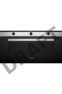 Встраиваеммый духовой шкаф SIEMENS VB011CBR0M IQ100  90*48см, 85л, кнопочное управление, гидролитическая очистка 3,1КВт нержав