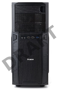 Корпус Zalman ZM-Z1 черный w/o PSU ATX 2xUSB2.0 1xUSB3.0 audio bott PSU