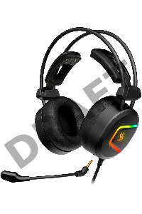 Наушники с микрофоном A4Tech Bloody MC750 черный 2.3м мониторные USB оголовье (MC750 BLACK)