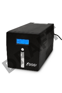 Источник бесперебойного питания PowerMan Smart Sine 1000 black (Pure Sine Wave/LCD Display/USB/Software/RJ11/45)