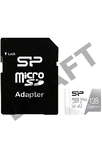 Флеш карта microSD 128GB Silicon Power Superior Pro A2 microSDXC Class 10 UHS-I U3 Colorful 100/80 Mb/s (SD адаптер)