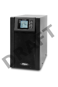Источник бесперебойного питания PowerMan Online 2000VA Black (Online-Double conversion/LCD Display/USB/Software/RJ11/45,RS-232)