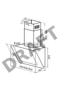 Вытяжка MAUNFELD WIND PUSH 50 БЕЛЫЙ