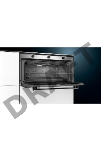 Встраиваеммый духовой шкаф SIEMENS VB011CBR0M IQ100  90*48см, 85л, кнопочное управление, гидролитическая очистка 3,1КВт нержав