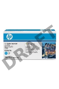 Тонер-картридж HP CE261A голубой для CLJ CP4025/CP4525 11000стр.