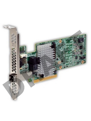 Контроллер LSI MegaRAID SAS9380-4i4e SGL  (LSI00439) SAS 12G, (PCI-E 3.0 x8, LP) , RAID 0,1,10,5,6, 8port (1*intSFF8643 + 1*extSFF8644),1GB onboard, К