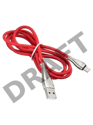 Кабель Digma USB A (m) Lightning (m) 1.2м красный Кабель Digma USB A (m) Lightning (m) 1.2м красный
