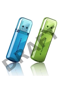 Флеш Диск Silicon Power 8Gb Helios 101 SP008GBUF2101V1N USB2.0 зеленый