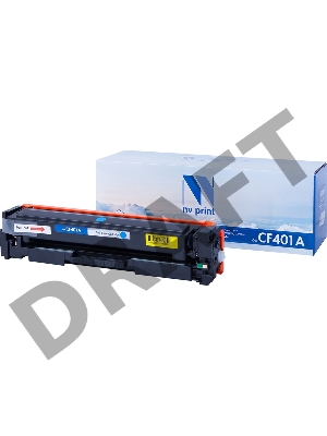 Картридж NV Print совместимый  HP Laser Jet Pro M252, MFP M277 CF401A Cyan  (1400k)