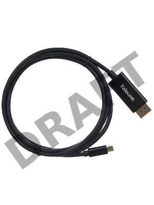 Кабель Telecom USB3.1 Type-Cm --> DP(m) 4K@30Hz, 1.8m <TCC010-1.8M>