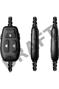 Наушники с микрофоном A4Tech Bloody MC750 черный 2.3м мониторные USB оголовье (MC750 BLACK)