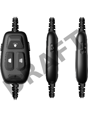 Наушники с микрофоном A4Tech Bloody MC750 черный 2.3м мониторные USB оголовье (MC750 BLACK)