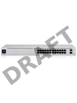 Коммутатор UBIQUITI 24PORT 1000M 2SFP POE USW-PRO-24-POE