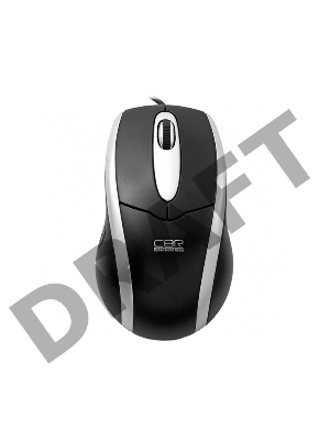 Мышь CBR CM-101 Black USB, Мышь 1200dpi, офисн.    