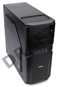Корпус Zalman ZM-Z1 черный w/o PSU ATX 2xUSB2.0 1xUSB3.0 audio bott PSU