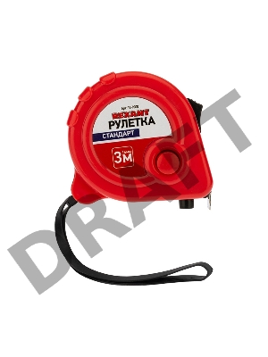 Рулетка измерительная «Стандарт» REXANT, 3 м х 16 мм