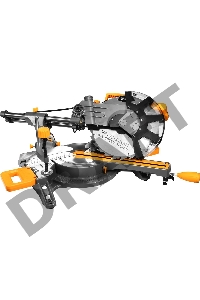 Торцовочная пила Deko DKMS2500-305 Laser 2500Вт 4000об/мин d=305мм