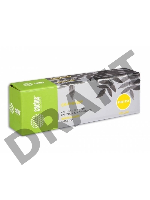 Тонер Картридж Cactus CS-PH6125Y (106R01337) желтый для Xerox 6125/6125n (1000стр.)