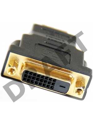 Переходник Aopen DVI-D 25F to HDMI 19M позолоченные контакты <ACA311>