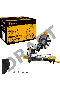 Торцовочная пила Deko DKMS2500-305 Laser 2500Вт 4000об/мин d=305мм