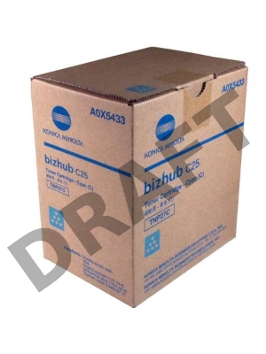Тонер-картридж Konica-Minolta bizhub C25 синий TNP-27C