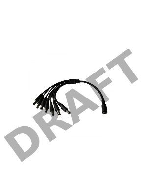 Разветвитель питания на 9 разъемов 2,1х5,5 мм REXANT