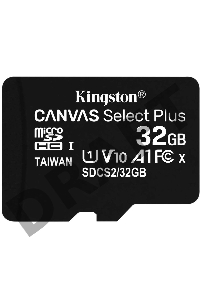 Флеш карта microSDHC 32GB microSDXC Class10 Kingston <SDCS2/32GBSP> Class10 UHS-I Canvas Select up to 100MB/s