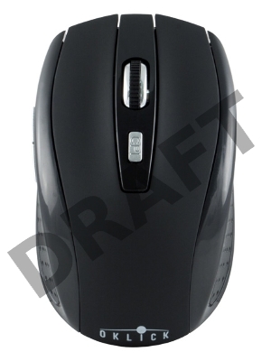 Мышь Oklick 455MW черный оптическая (1600dpi) беспроводная USB (5but)