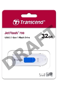 Флеш Диск Transcend USB Drive 32Gb JetFlash 790 TS32GJF790W {USB 3.0}