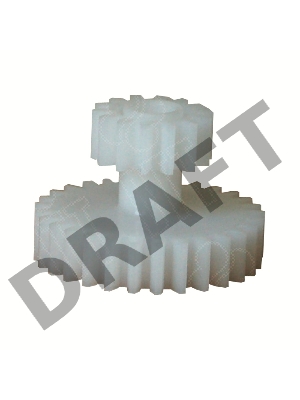 Шестерня 29T/14T редуктора HP LJ 5000/5100/GP-160 (RS6-0348/RB3-0395) OEM