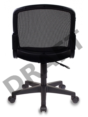 Кресло Бюрократ CH-296NX/15-21 спинка сетка черный сиденье черный 15-21