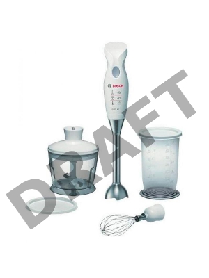 Блендер погружной Bosch MSM6B700 350Вт белый
